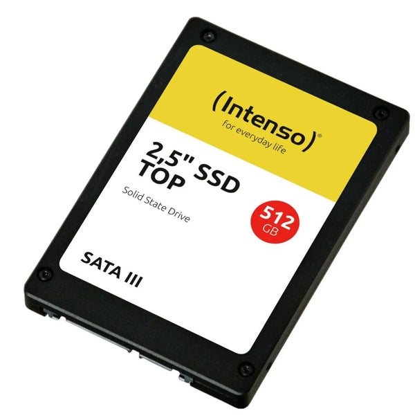 Intenso SSD 512GB SATA III 2,5 Zoll – High-Speed 3D NAND Interne Festplatte für PC & Laptop Intenso