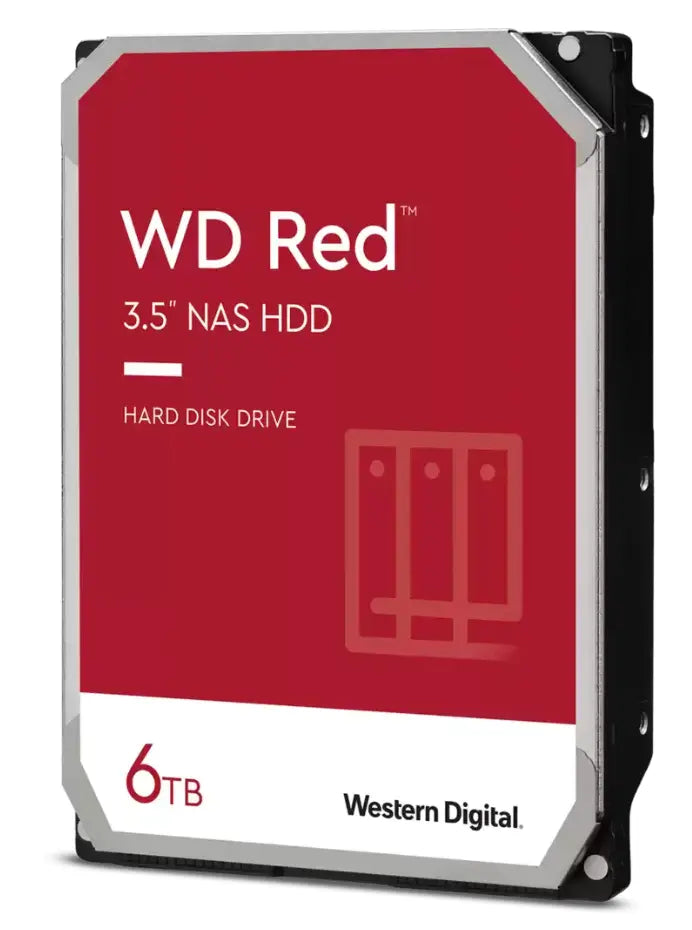 Western Digital Red 6 TB (5400RPM, 3,5 Zoll, SATA III, 256MB Cache) Festplatte WESTERN DIGITAL